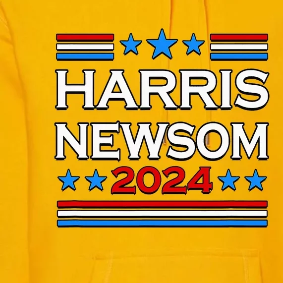 Harris Newsom 2024 For President Premium Hoodie