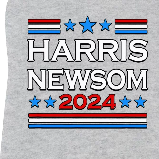 Harris Newsom 2024 For President Women's Racerback Tank