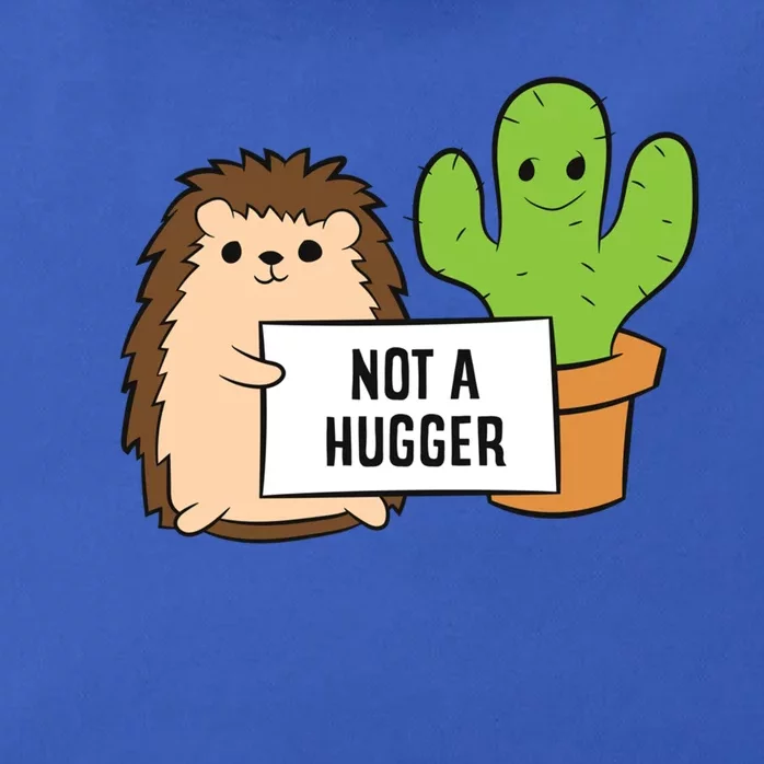 Hedgehog Not A Hugger Cactus Hedgehog Great Gift Zip Tote Bag