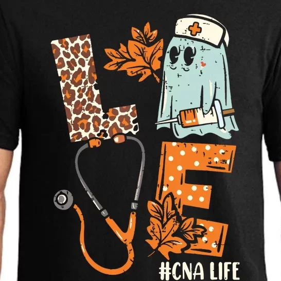 Halloween Nurse Assistant Shirts Love Cna Life Stethoscope Pajama Set