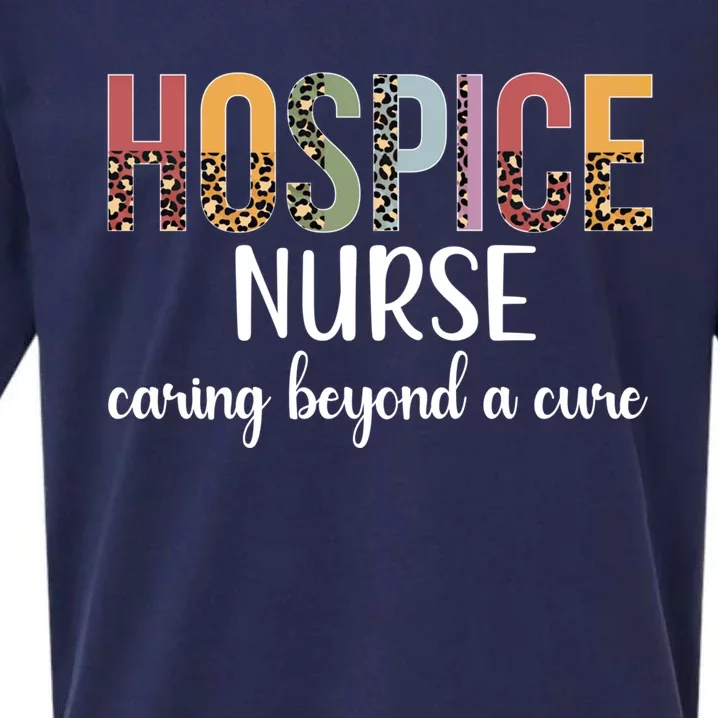 Hospice Nurse Appreciation Palliative Nurse Hospice Nursing Gift Sueded Cloud Jersey T-Shirt