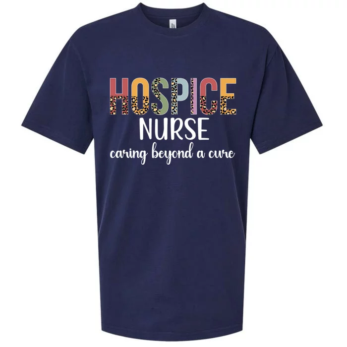 Hospice Nurse Appreciation Palliative Nurse Hospice Nursing Gift Sueded Cloud Jersey T-Shirt