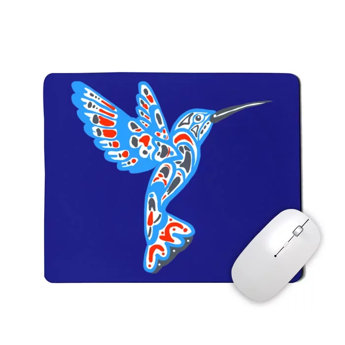 Hummingbird Native American Indian Pacific Northwest Tribal Gift Mousepad