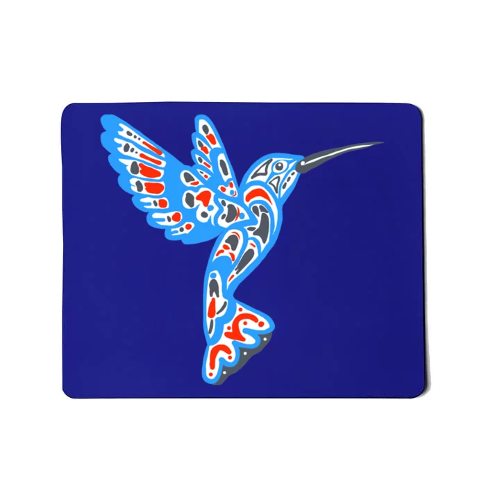 Hummingbird Native American Indian Pacific Northwest Tribal Gift Mousepad