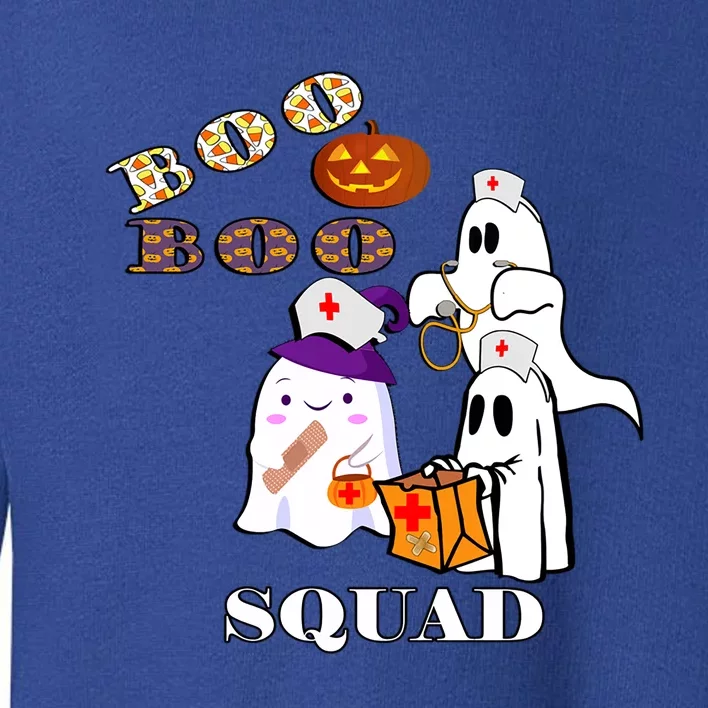 Halloween Nursing Boo Boo Squad Nurse Meaningful Gift Toddler Sweatshirt