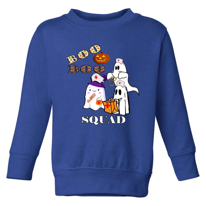 Halloween Nursing Boo Boo Squad Nurse Meaningful Gift Toddler Sweatshirt