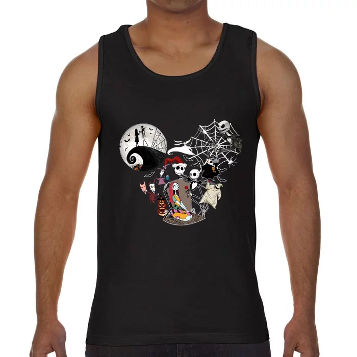 Head Nightmare Before Jack And Sally Halloween Oogie With Bash Comfort Colors® Tank Top