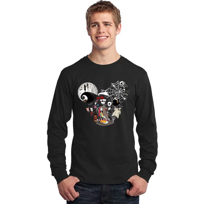 Head Nightmare Before Jack And Sally Halloween Oogie With Bash Tall Long Sleeve T-Shirt