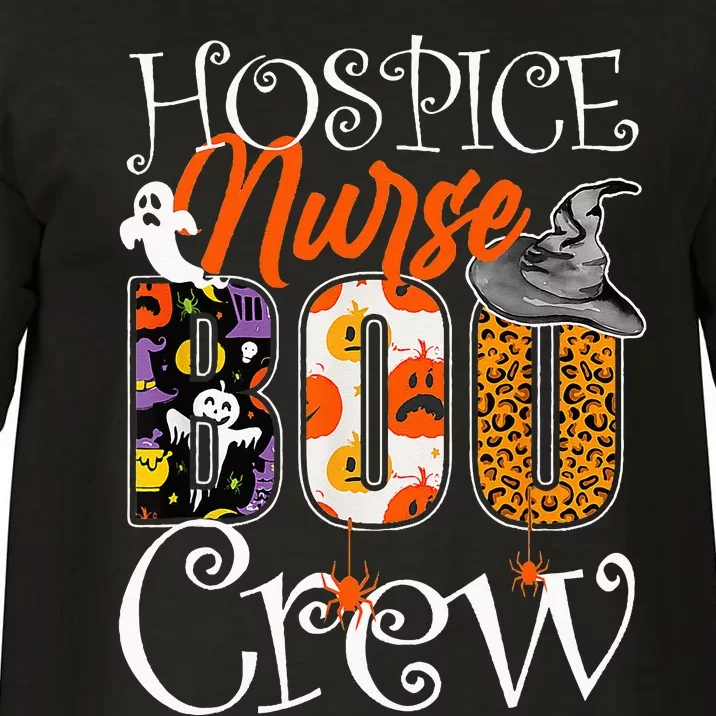 Hospice Nurse Boo Crew Halloween Hospice Nurse Party Costume Comfort Colors T-Shirt