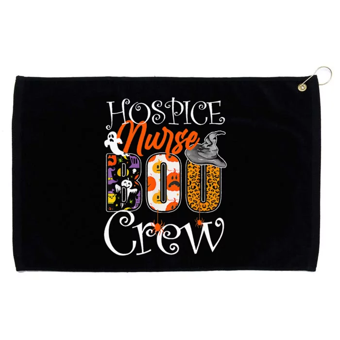 Hospice Nurse Boo Crew Halloween Hospice Nurse Party Costume Grommeted Golf Towel