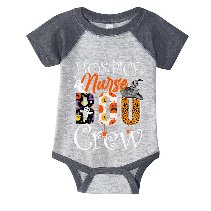 Hospice Nurse Boo Crew Halloween Hospice Nurse Party Costume Infant Baby Jersey Bodysuit