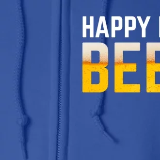 Happy New Beer Funny Holiday Ing Beer Lover Costume Gift Full Zip Hoodie