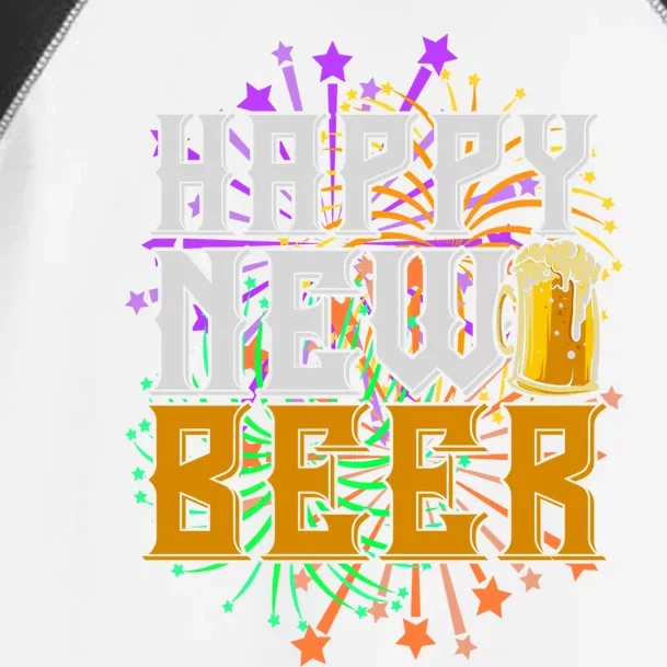 Happy New Beer New Year's Eve Beer Meaningful Gift Toddler Fine Jersey T-Shirt