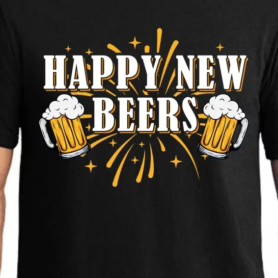 Happy New Beers Gift Holiday Season Beer Ing New Years Eve Gift Pajama Set