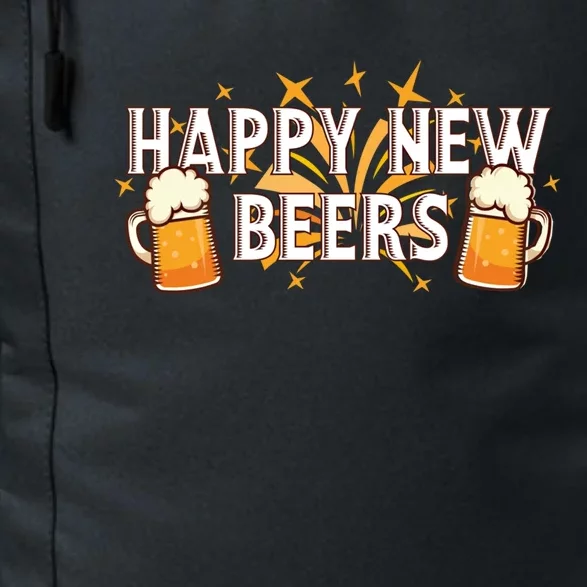 Happy New Beers Gift New Year Nye Party Funny New Years Eve Cute Gift Daily Commute Backpack