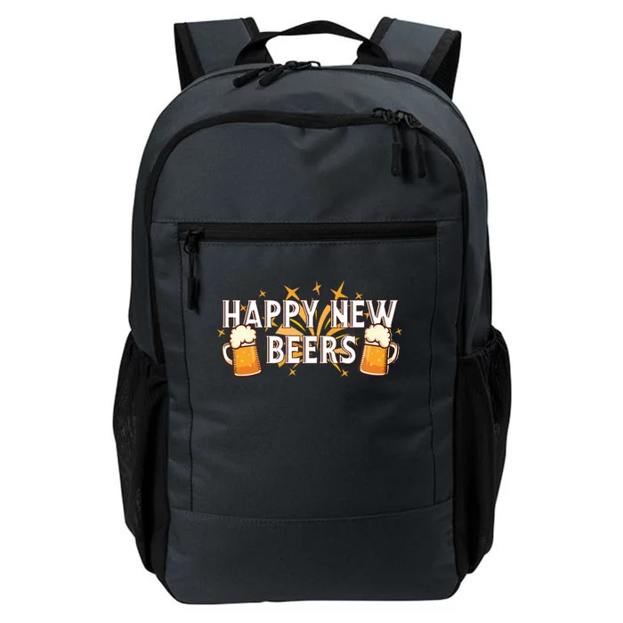 Happy New Beers Gift New Year Nye Party Funny New Years Eve Cute Gift Daily Commute Backpack