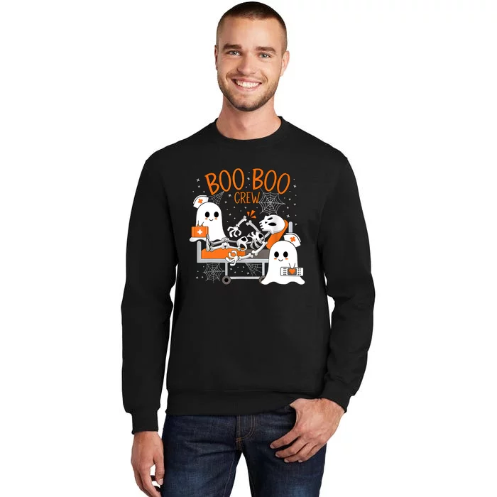 Halloween Nurse Boo Crew Sweatshirt