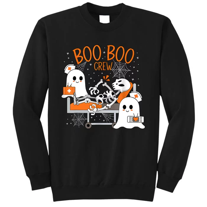 Halloween Nurse Boo Crew Tall Sweatshirt