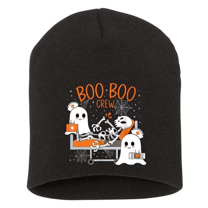 Halloween Nurse Boo Crew Short Acrylic Beanie