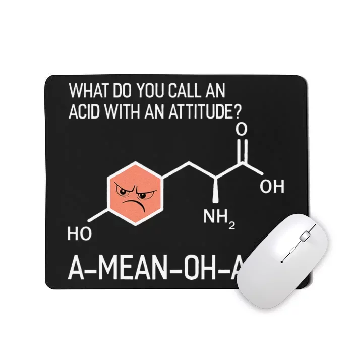 Humor Nerdy Chemistry Giftsamino Acid Mousepad