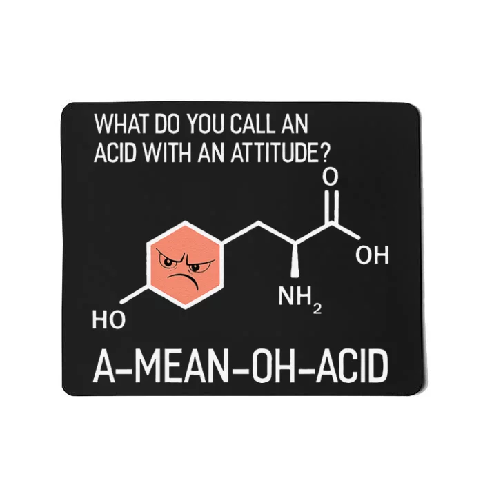 Humor Nerdy Chemistry Giftsamino Acid Mousepad