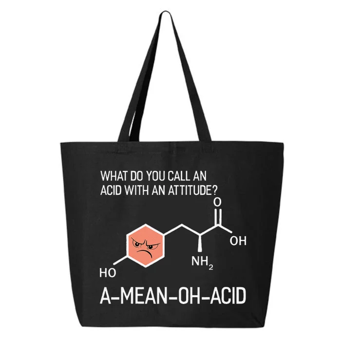 Humor Nerdy Chemistry Giftsamino Acid 25L Jumbo Tote