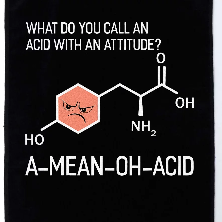 Humor Nerdy Chemistry Giftsamino Acid Platinum Collection Golf Towel