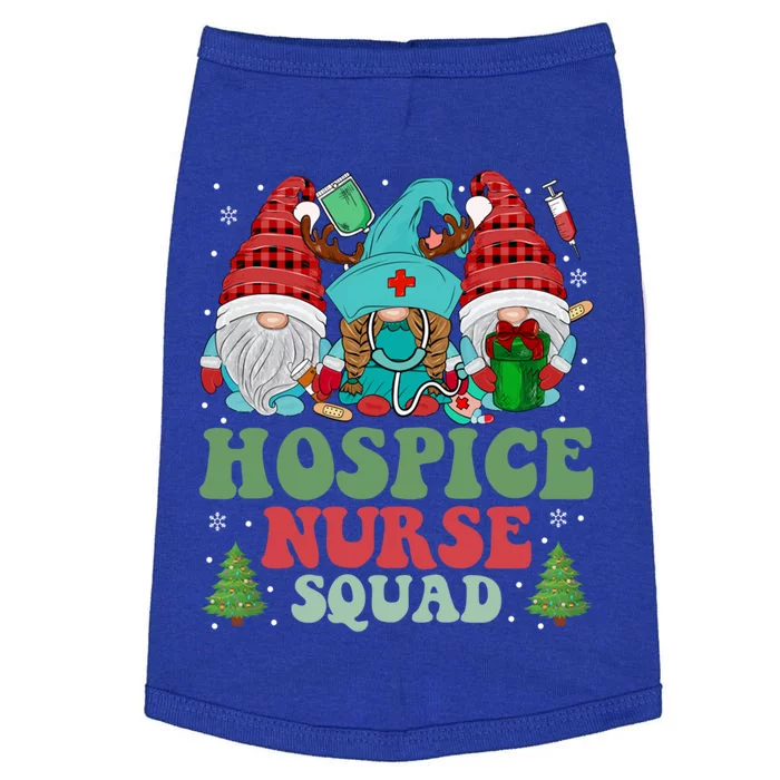 Hospice Nurse Christmas Gnomes Nurse Squad Appreciation Great Gift Doggie Tank