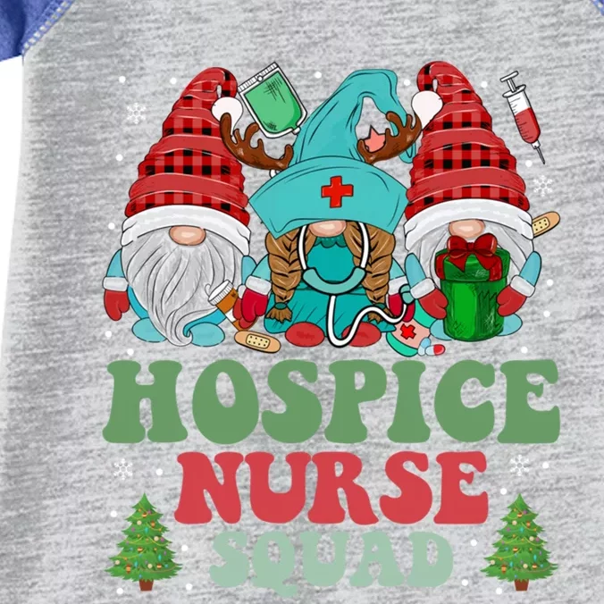 Hospice Nurse Christmas Gnomes Nurse Squad Appreciation Great Gift Infant Baby Jersey Bodysuit