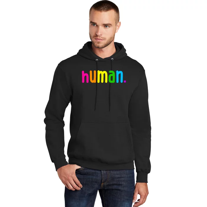 Human Neon Colorful Hoodie