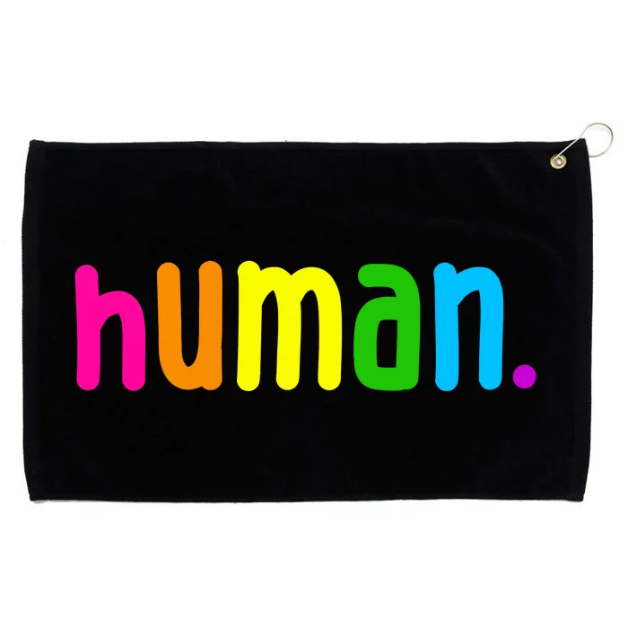 Human Neon Colorful Grommeted Golf Towel