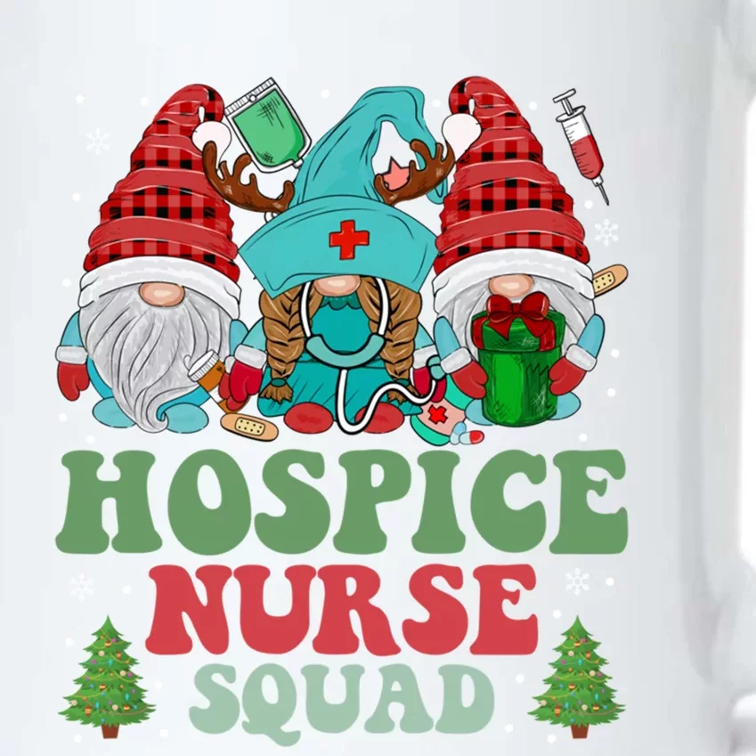 Hospice Nurse Christmas Gnomes Nurse Squad Appreciation Gift Black Color Changing Mug