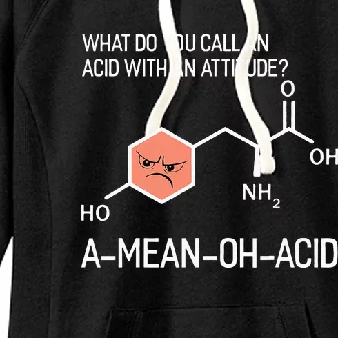 Humor Nerdy Chemistry GiftsAmino Acid Women's Fleece Hoodie