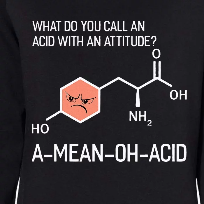 Humor Nerdy Chemistry GiftsAmino Acid Womens California Wash Sweatshirt