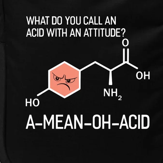 Humor Nerdy Chemistry T Gifts Amino Acid For Women Men Impact Tech Backpack