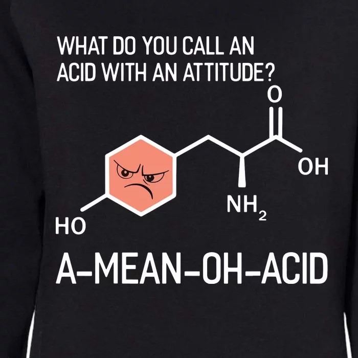 Humor Nerdy Chemistry T Gifts Amino Acid For Women Men Womens California Wash Sweatshirt