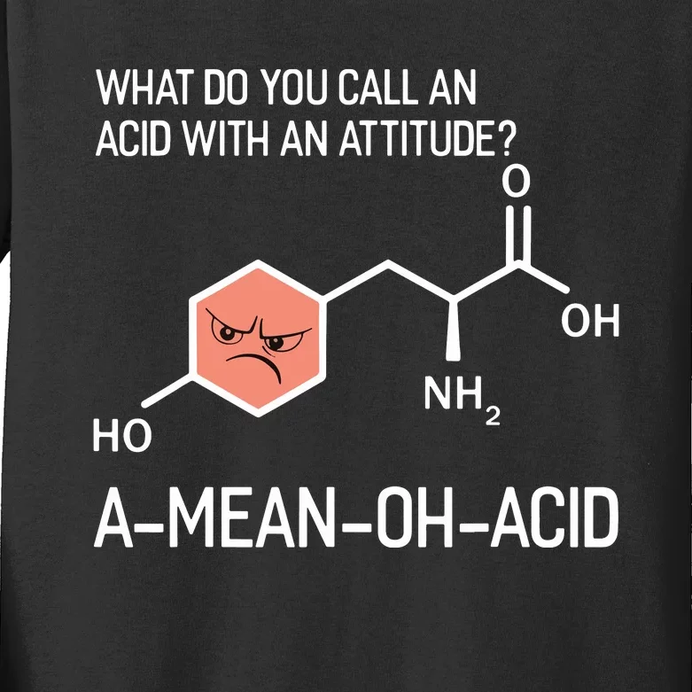 Humor Nerdy Chemistry T Gifts Amino Acid For Women Men Kids Long Sleeve Shirt