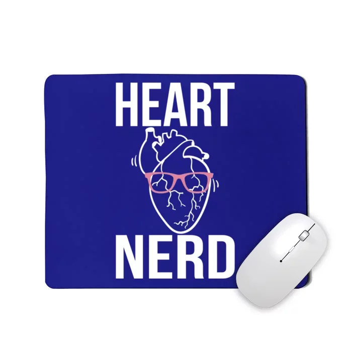 Heart Nerd Cardiac Nurse Cardiac Nursing Gift Mousepad