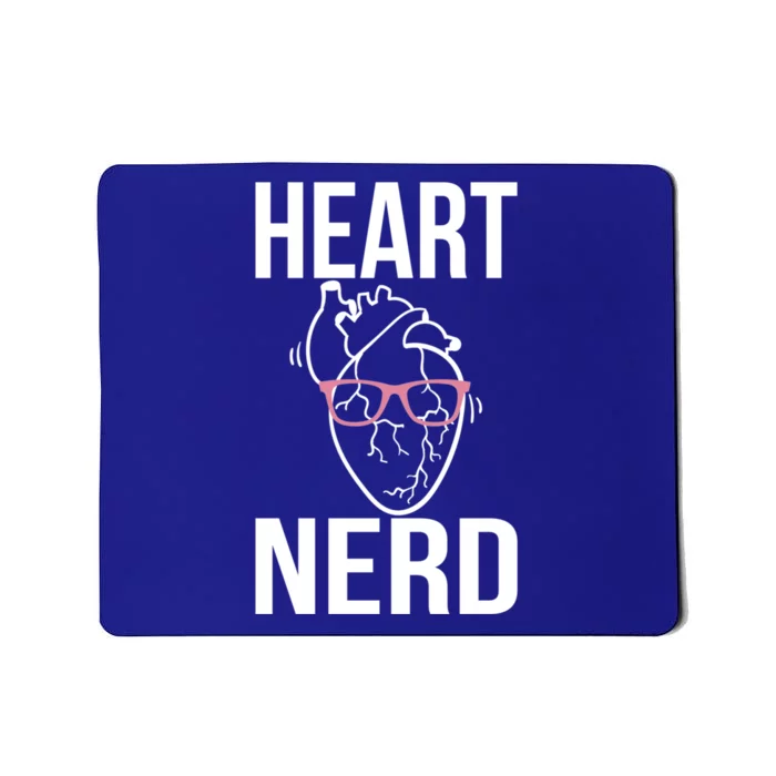 Heart Nerd Cardiac Nurse Cardiac Nursing Gift Mousepad