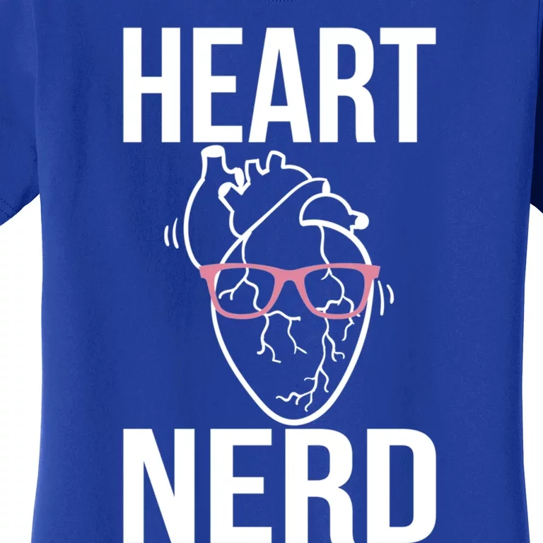 Heart Nerd Cardiac Nurse Cardiac Nursing Gift Women's T-Shirt