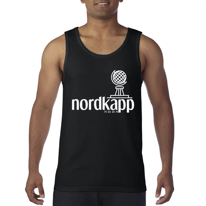 Historical North Cape Norway Scandinavia Design Tank Top