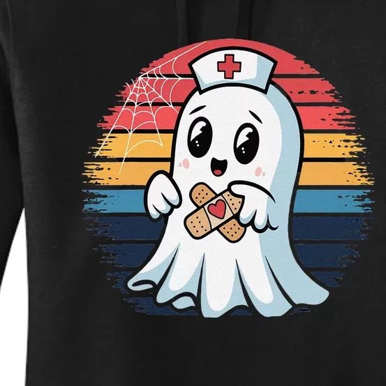 Halloween Nurse Crew Hospital First Aid Nursing Women's Pullover Hoodie