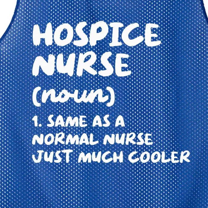 Hospice Nurse Definition Nursing Mesh Reversible Basketball Jersey Tank