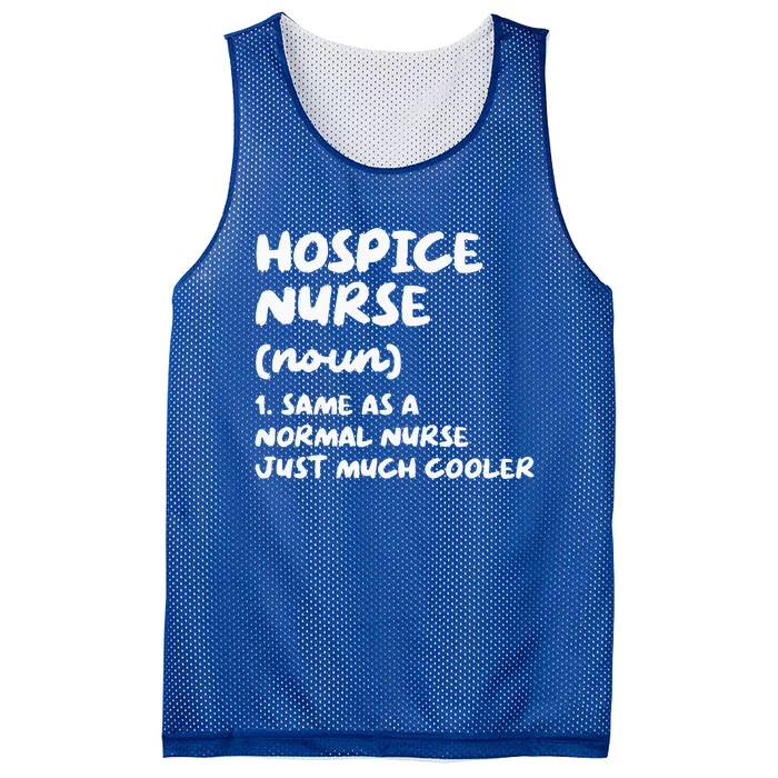 Hospice Nurse Definition Nursing Mesh Reversible Basketball Jersey Tank