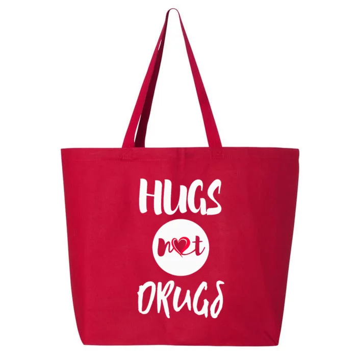 Hugs Not Drugs say no to drugs Red Ribbon week  gift 25L Jumbo Tote