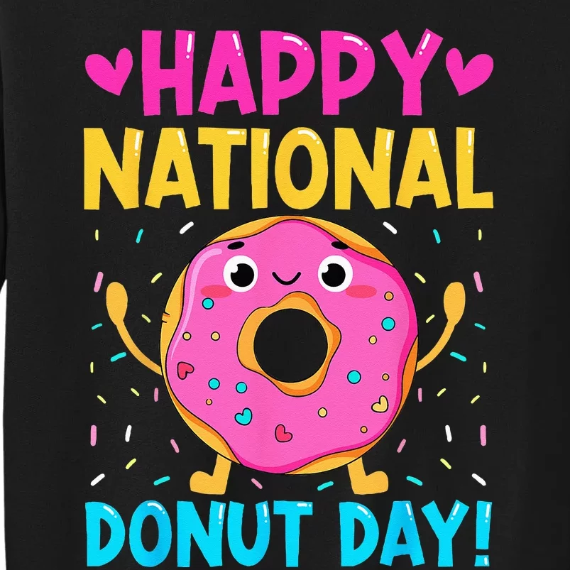 Happy National Donuts Day Baking Funny Baker Lover Girl Sweatshirt