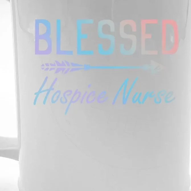 Hospice Nursing Diagnosis Hospice Hospital Hospice Nurse Gift Front & Back Beer Stein