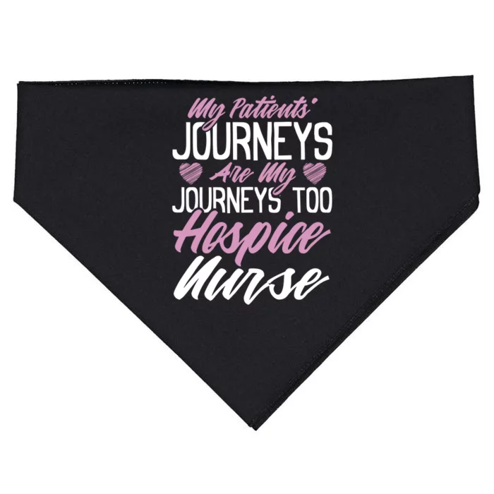 Hospice Nursing Diagnosis Nurse Heart Hospice Nurse Great Gift USA-Made Doggie Bandana