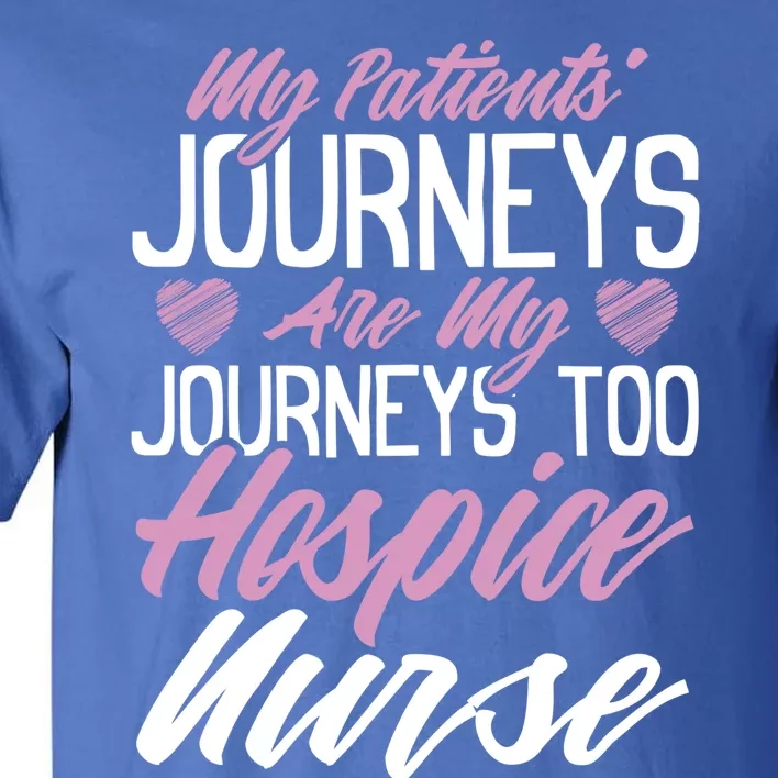 Hospice Nursing Diagnosis Nurse Heart Hospice Nurse Great Gift Tall T-Shirt