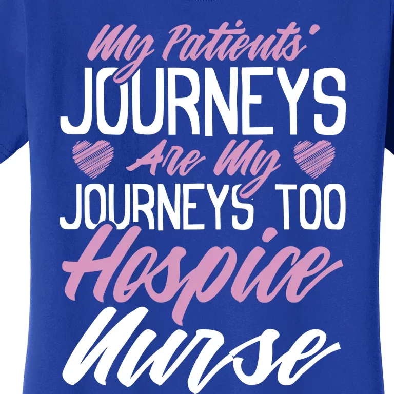 Hospice Nursing Diagnosis Nurse Heart Hospice Nurse Great Gift Women's T-Shirt